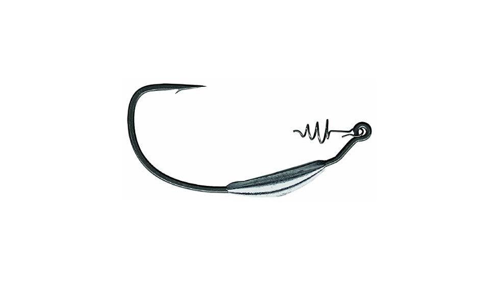 Hayabusa Weighted Hook, 1/8oz, Size 1/0, 3 Per Pack, EC952-1/0-1/8