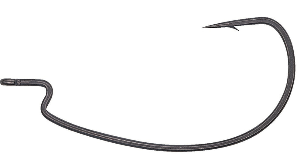 Hayabusa Wide Gap Offset Hook, Fluorine NRB Coat, Size 4/0, 5 Per Pack, EC956L1-4/0