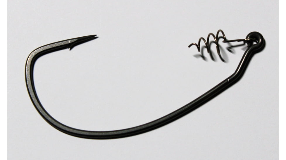 Hayabusa Wide Gap Screw Lock Hook, Fluorine NRB Coat, Size 4/0, 4/Pack, EC958L1-4/0