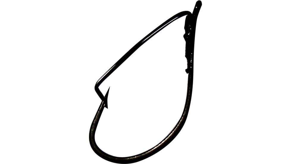 Hayabusa WRM136 Weedless Finesse SP Hook, Black Matte, Size #4, 5 Per Pack, EC13681-4