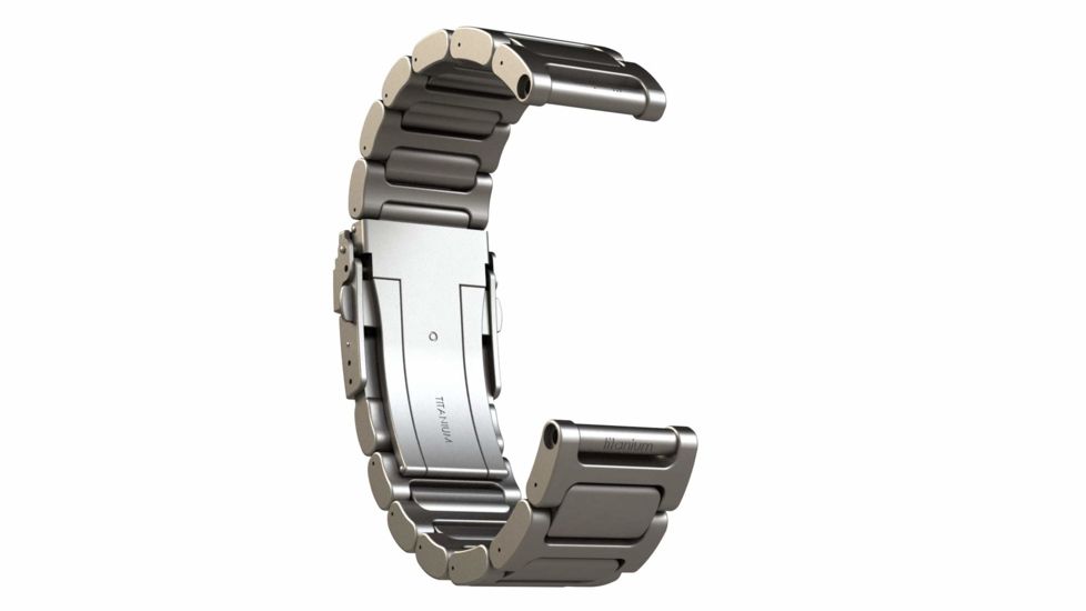 Hazard 4 24mm Titanium Bracelet, Silver, WB-TIB-SLV