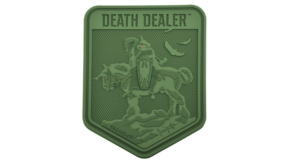 Hazard 4 Death Dealer by Frank Frazetta Patch, OD Green, FZ-DDL-ODG