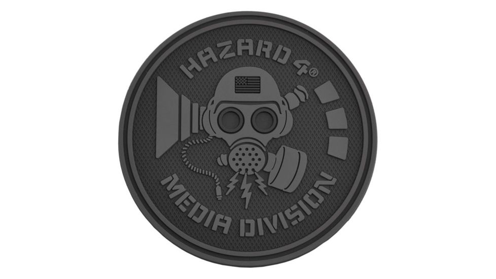 Hazard 4 Media Division Patch, Black, PAT-MDA-BLK
