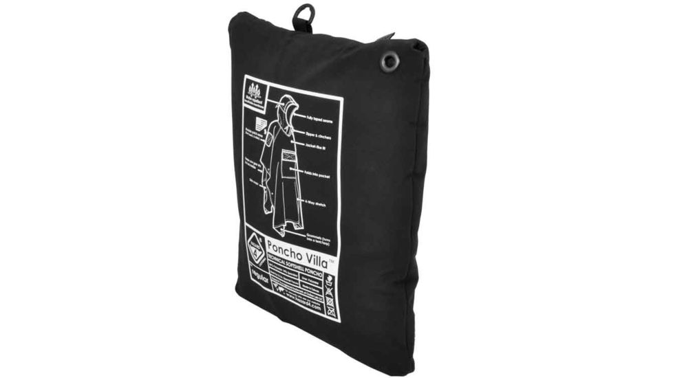 Hazard 4 V20 PonchoVilla Softshell Poncho, Black, One Size, APR-PNV20-BLK
