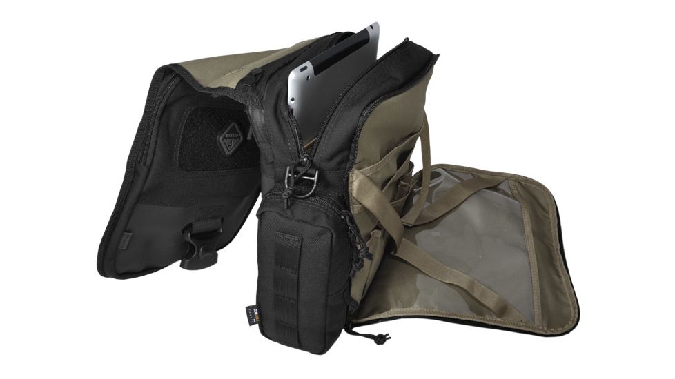 Hazard4 Kato Messenger Bag for iPad-MacBook Air, Black, 11 in. MSG-KTO-BLK