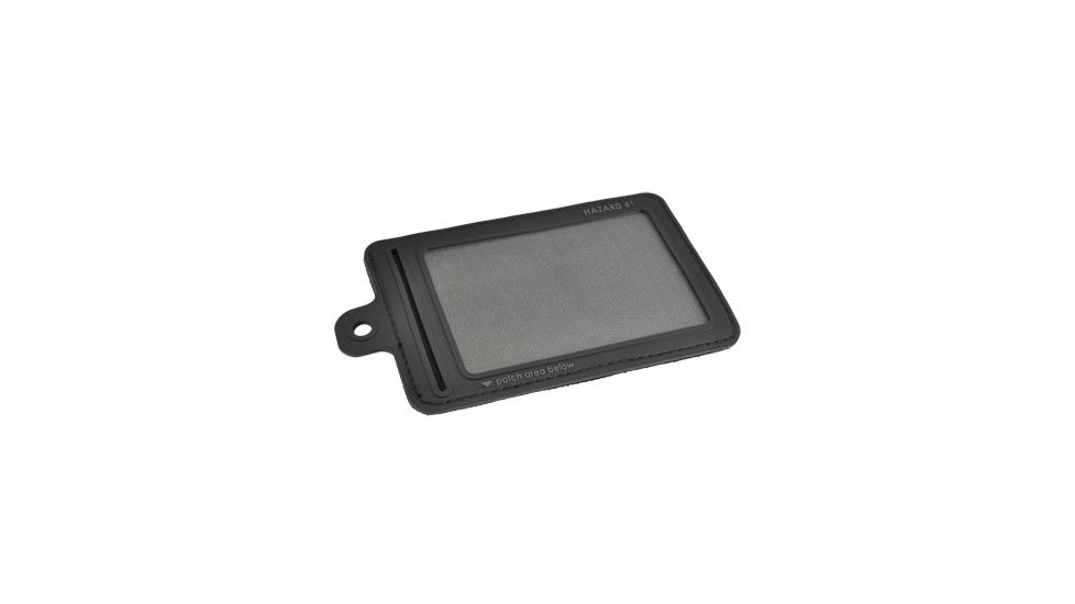 Hazard 4 Small 12x8cm ID Patch, Black, PAT-ID-SM-BLK