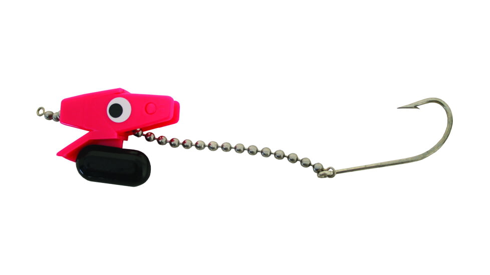 Head Start Lures Diver Rigging System, Floating, with Hook and Chain, 1-3/4oz, Hot Pink, D103-HP