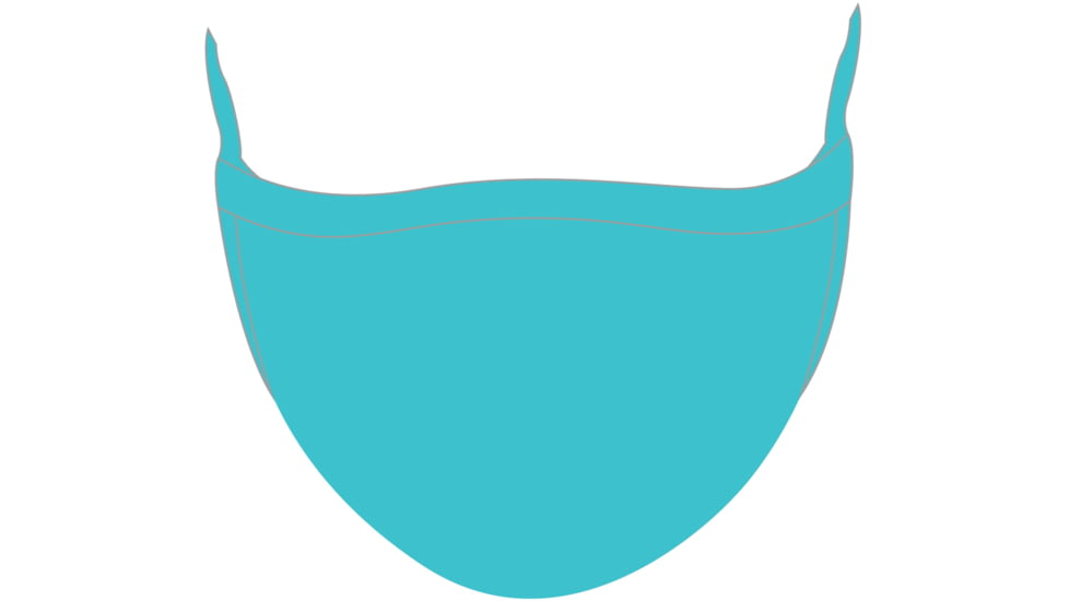 Headsweats Reversible Elite Face Mask, Turquoise, 3616 9500sTur