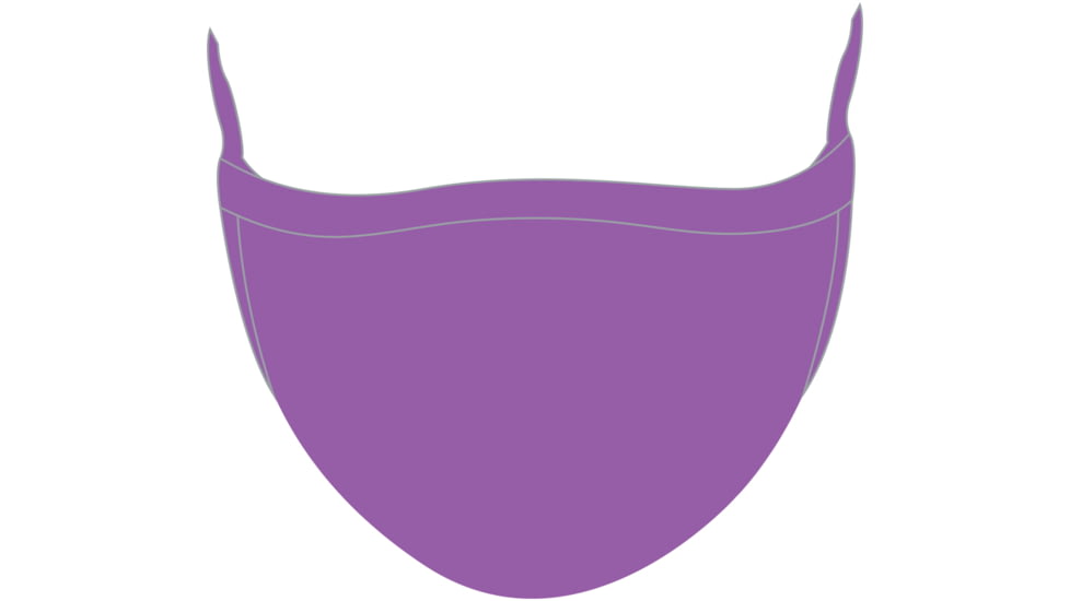 Headsweats Reversible Elite Face Mask, Purple, 3616 9500sPurp