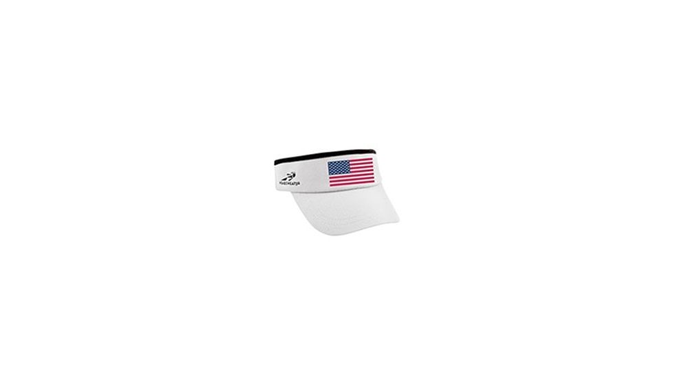 Headsweats Supervisor, White with USA Flag, White, HEA-13344