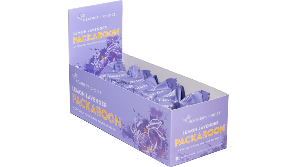 Heather's Choice Lemon Lavender Packaroon, 28g, Gluten Free, Lemon Lavender