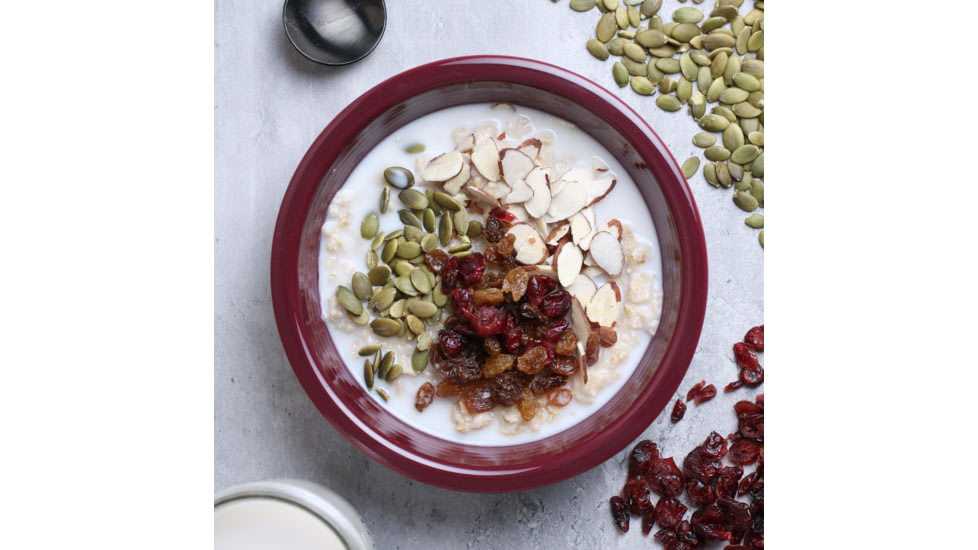 Heather's Choice Swiss Muesli With Milk Dehydrated Breakfast, 113g, 15g Of Protein, Swiss Muesli with Milk