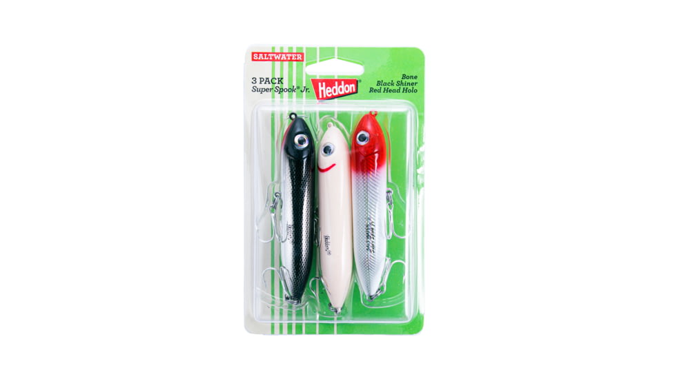 Heddon Topwater Kit, 3 Pack, Saltwater, PK3X9236-2