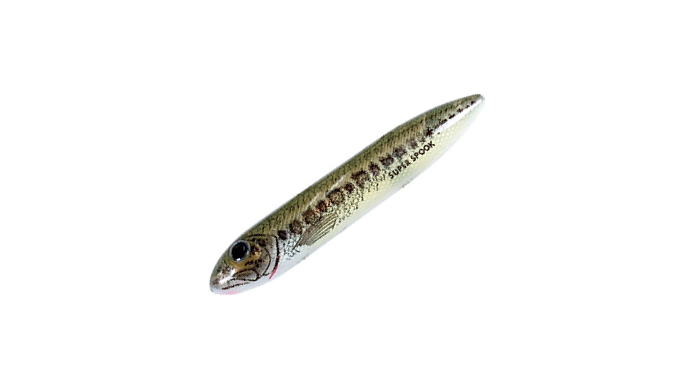 Heddon Super Spook Jr. Topwater Walking Bait, 3-1/2in, 1/2 oz, Florida Bass, X9236HFB