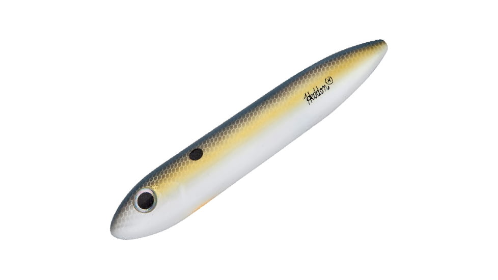 Heddon Super Spook Jr. Topwater Walking Bait, 3-1/2in, 1/2 oz, Foxy Shad, X9236425