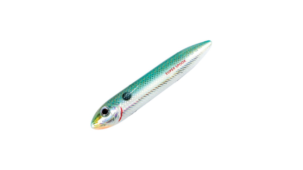Heddon Super Spook Jr. Topwater Walking Bait, 3-1/2in, 1/2 oz, Lake Fork Shad, X9236HLFS