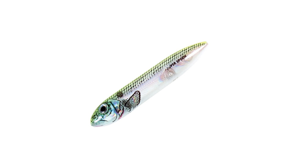 Heddon Super Spook Jr. Topwater Walking Bait, 3-1/2in, 1/2 oz, Okie Shad, X9236HOS