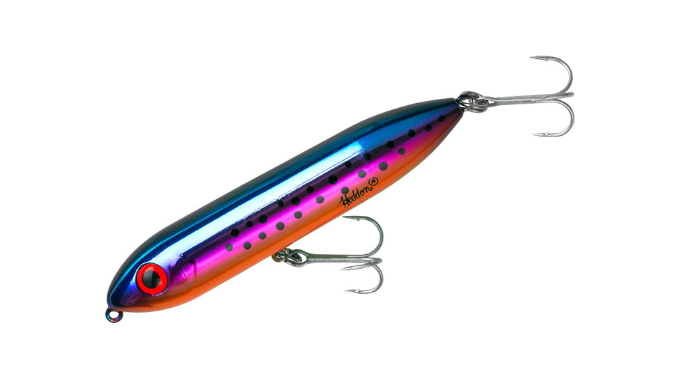 Heddon Super Spook Jr. Topwater Walking Bait, 3-1/2in, 1/2 oz, Specktrum, X9236SPTM