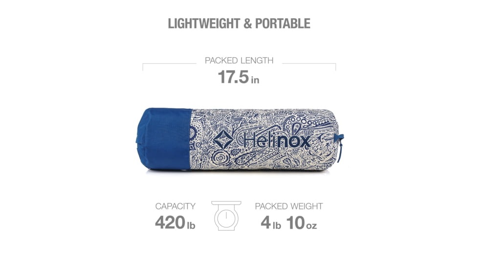 Helinox Bench One, Paisley Blue, 14306