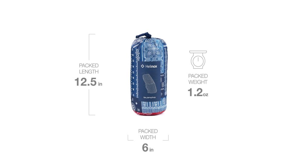 Helinox Bloncho, Blue &amp; Red Bandana, 12499