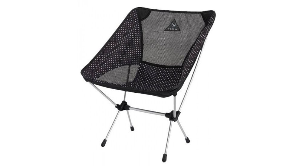 Helinox Burton Camp Chair Clearance-Black Polka Dots