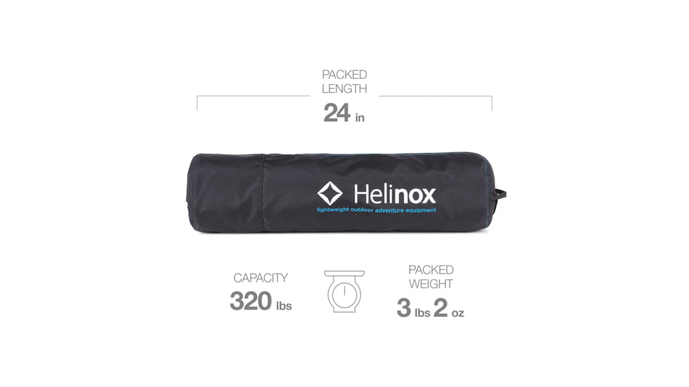 Helinox Cafe Chair, Black, 14351