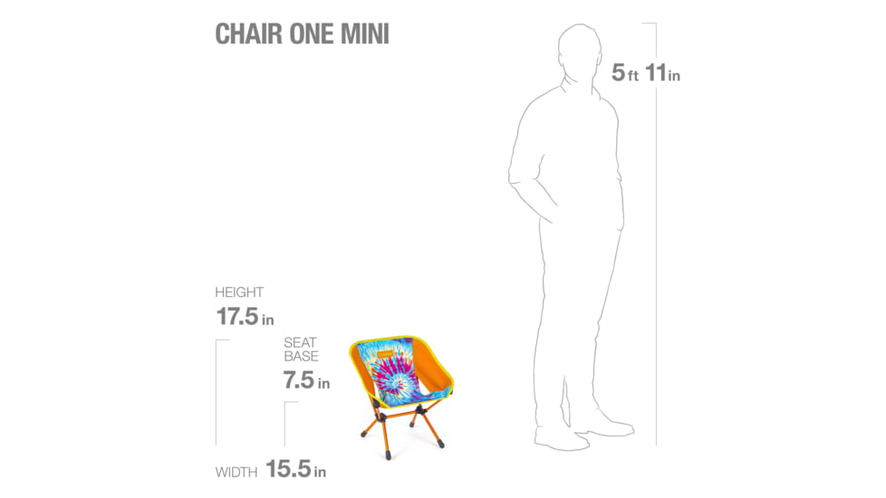 Helinox Chair One Mini, Tie Dye, 12639