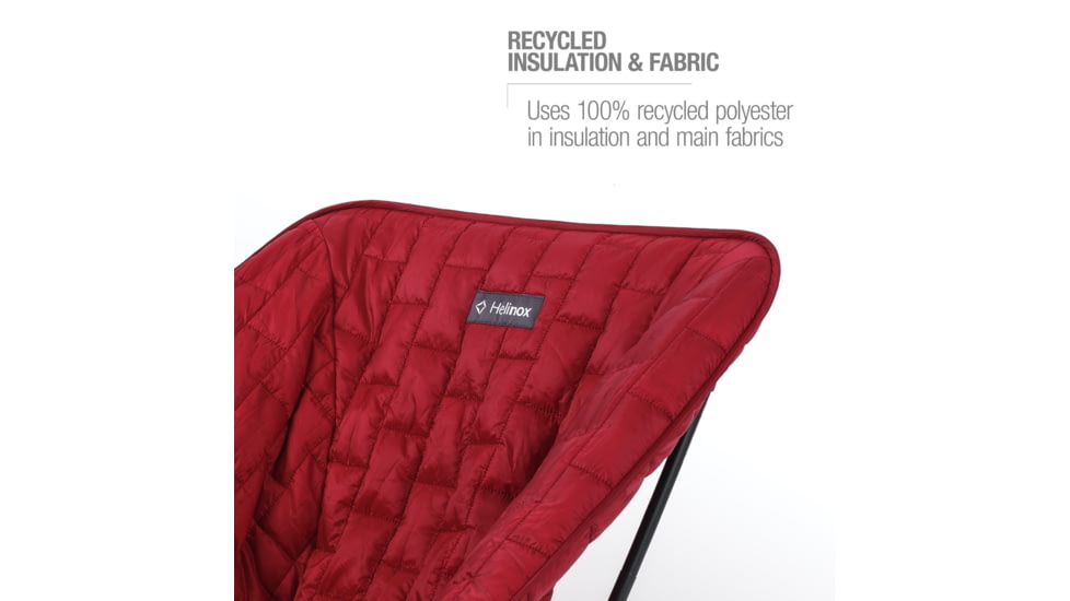 Helinox Chair One Reversible Seat Warmer, Scarlet/Iron, 12457