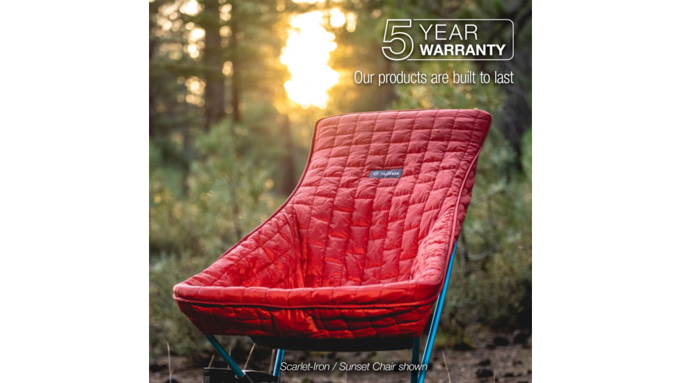 Helinox Chair One Reversible Seat Warmer, Scarlet/Iron, 12457
