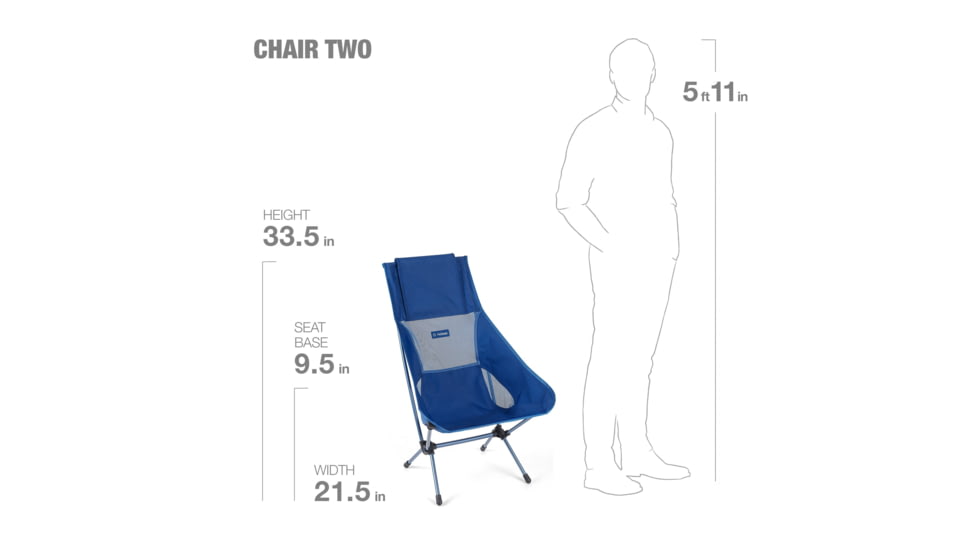Helinox Chair Two, Blue Block, 12882R1