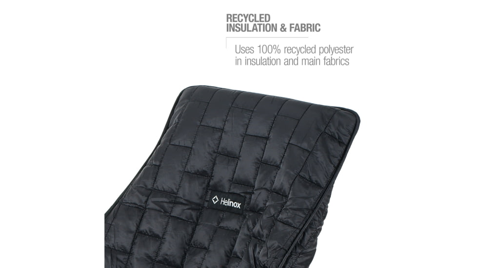 Helinox Chair Two Seat Warmer, Black/Flow Line, 12478
