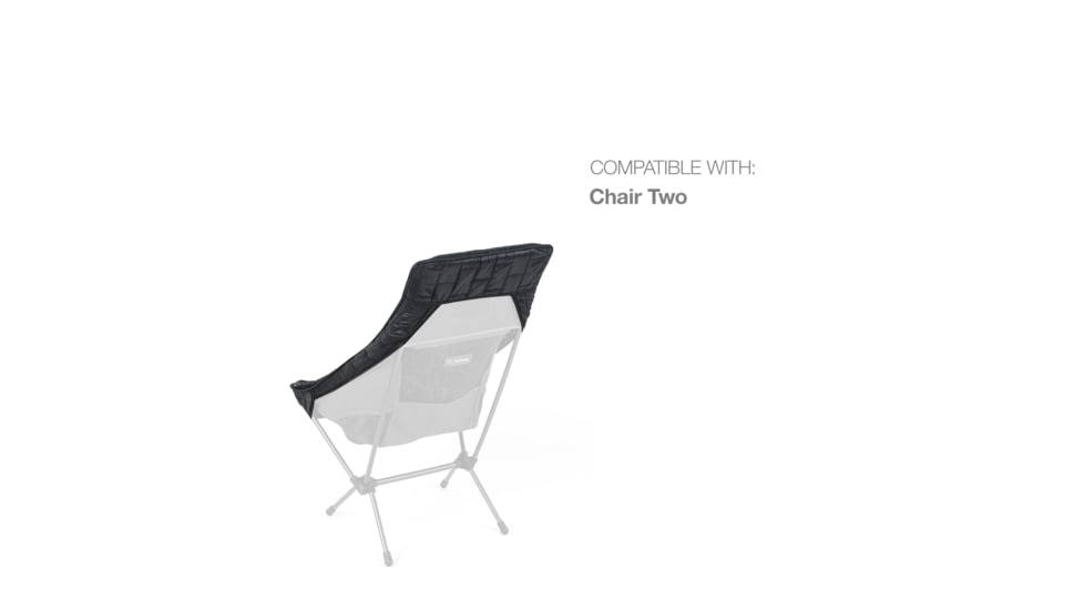 Helinox Chair Two Seat Warmer, Black/Flow Line, 12478