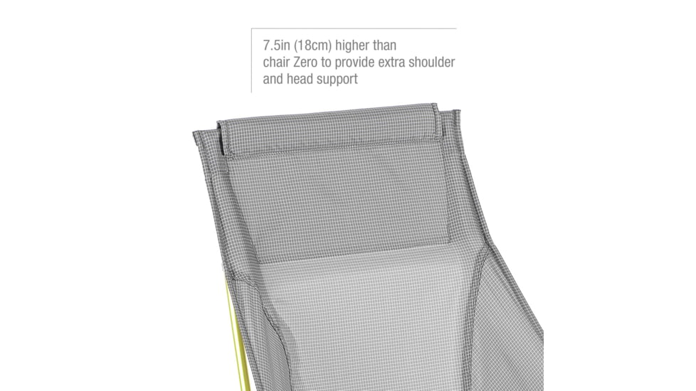 Helinox Chair Zero High Back, Grey, 10560