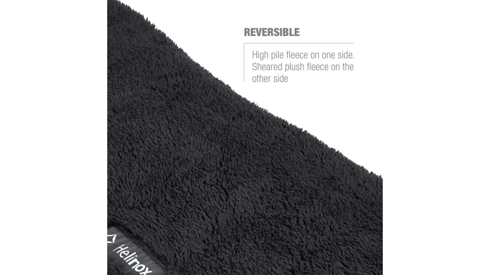 Helinox Cot One Reversible Cot Warmer, Black Fleece, 12488