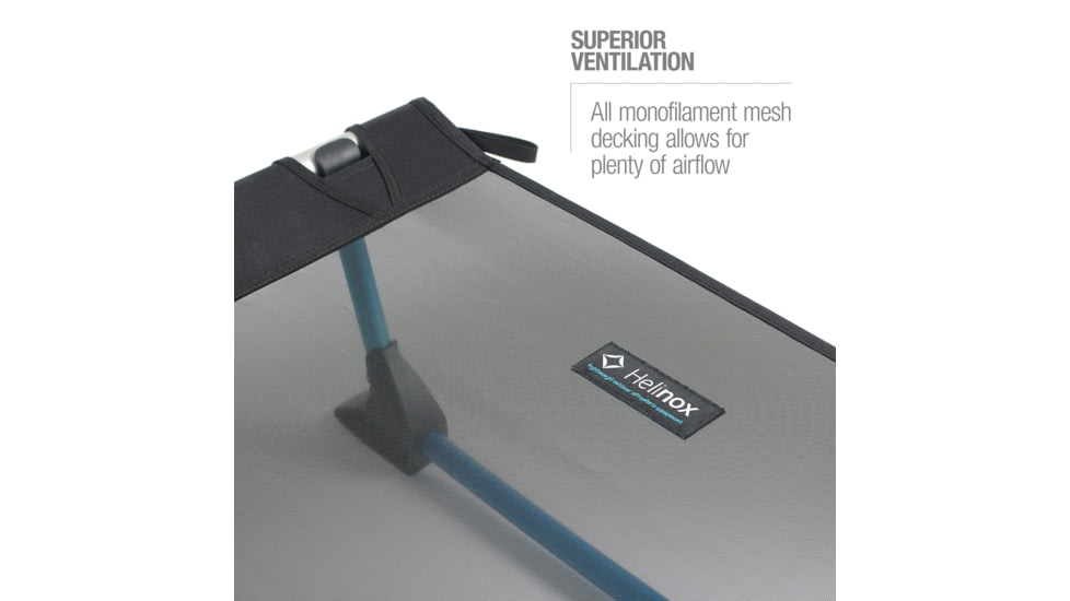 Helinox Elevated Dog Cot, Black, Large, 11402