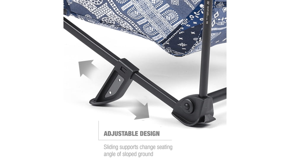 Helinox Incline Festival Chair, Blue Bandana Quilt, 10518