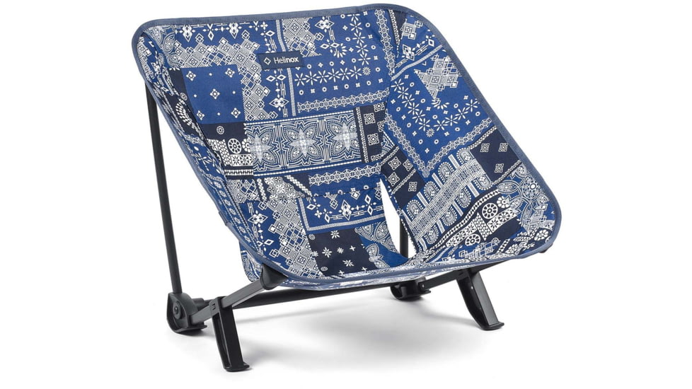 Helinox Incline Festival Chair, Blue Bandana Quilt, 10518