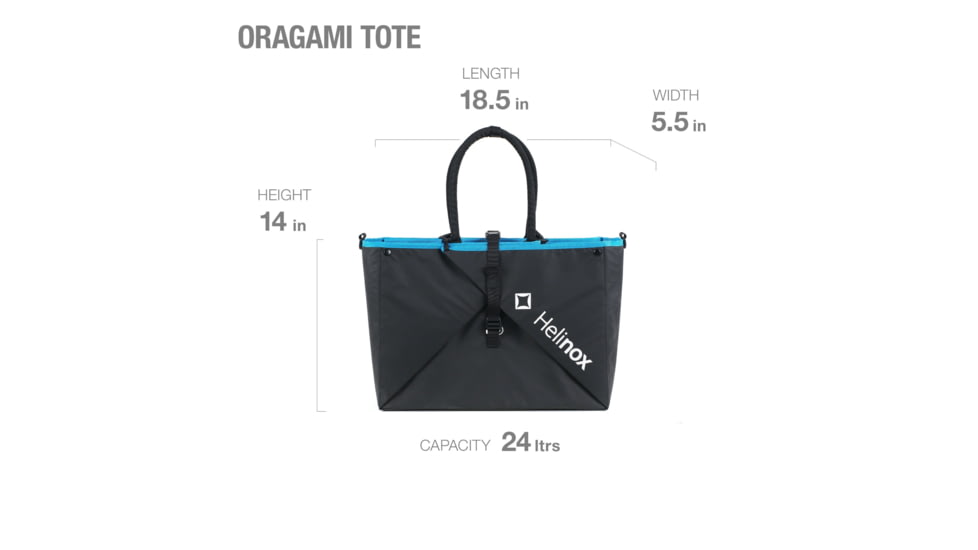 Helinox Origami Tote, Black, 11454