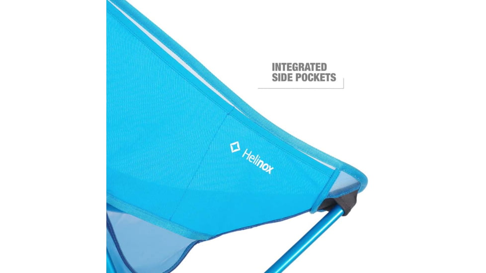 Helinox Portable Beach Chair, Blue Mesh, 10678R2