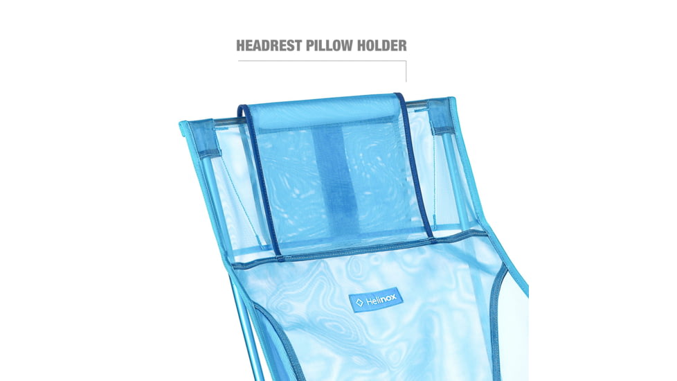 Helinox Portable Beach Chair, Blue Mesh, 10678R2