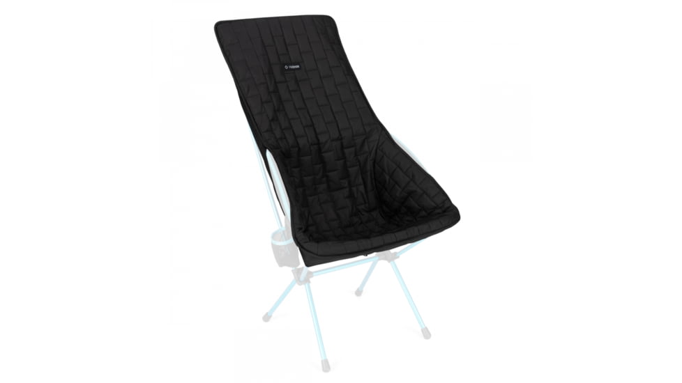 Helinox Reversible Seat Warmer, Quilted, Savanna/Playa Chair, Black/Coyote Tan, 10002785