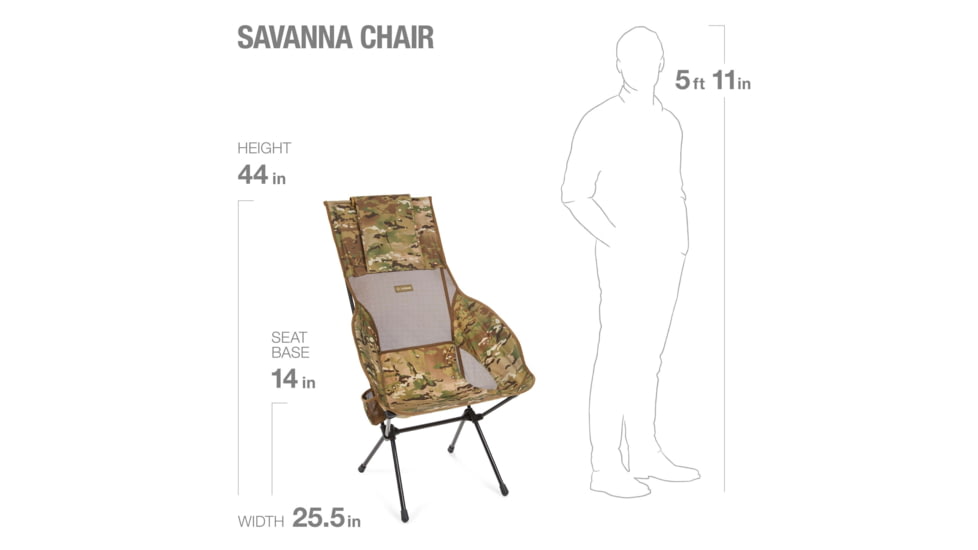 Helinox Savanna Chairs, MultiCam, 11147R1