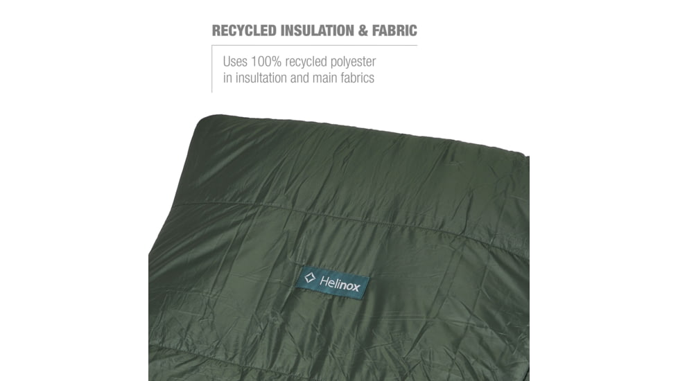 Helinox Savanna/Playa Chair Seat Warmer, Coyote Tan / Forest, 12504