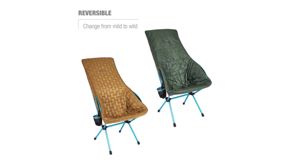 Helinox Savanna/Playa Chair Seat Warmer, Coyote Tan / Forest, 12504