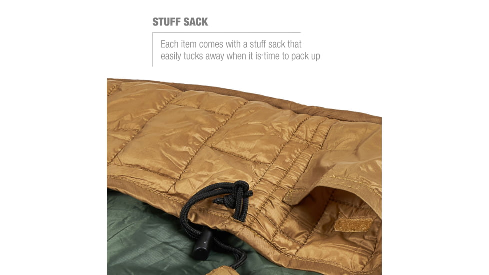 Helinox Savanna/Playa Chair Seat Warmer, Coyote Tan / Forest, 12504