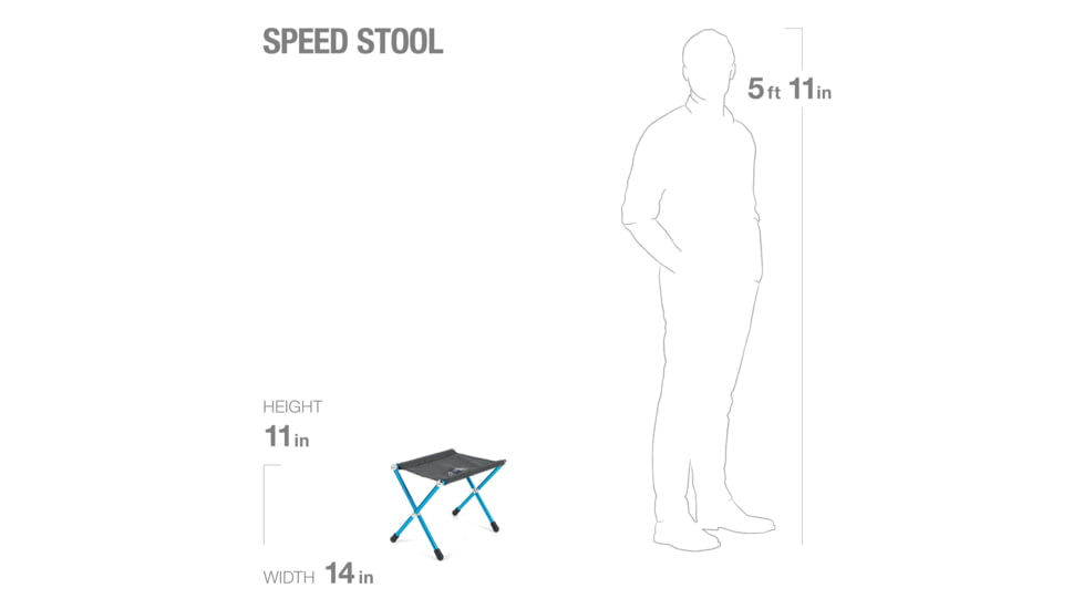 Helinox Speed Stool, Black, 14501