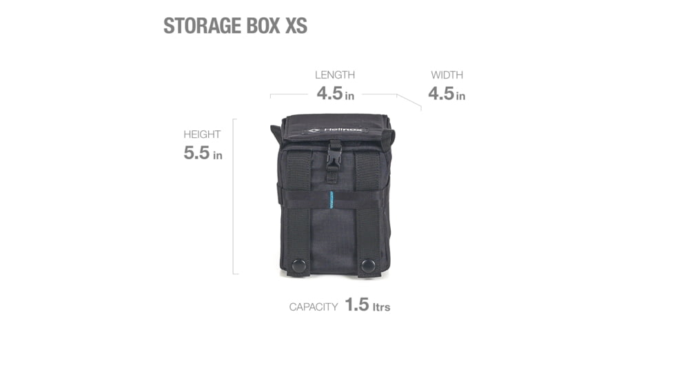 Helinox Storage Box, Black, Extra Small, 13410