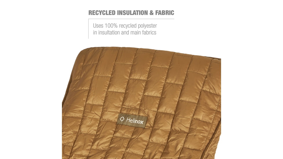Helinox Sunset/Beach Chair Seat Warmer, Coyote Tan / Forest, 12503