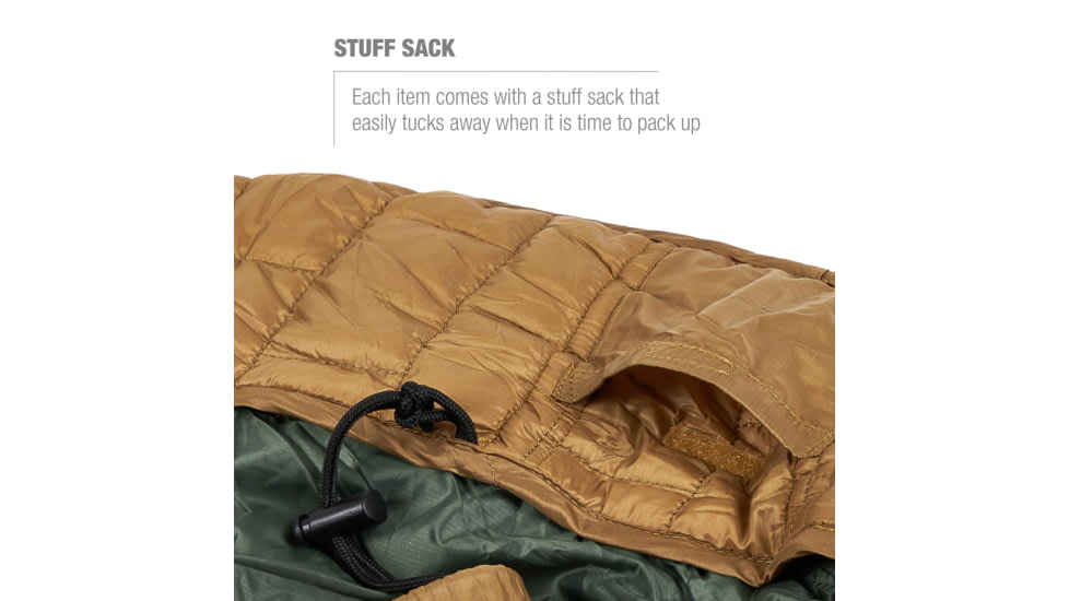 Helinox Sunset/Beach Chair Seat Warmer, Coyote Tan / Forest, 12503