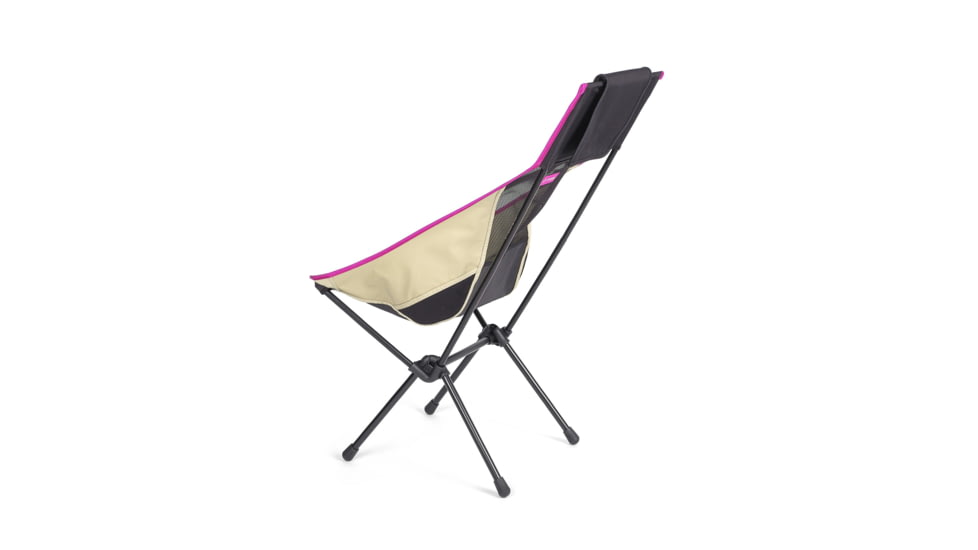 Helinox Sunset Camping Chair, Black/Khaki/Purple, 11187